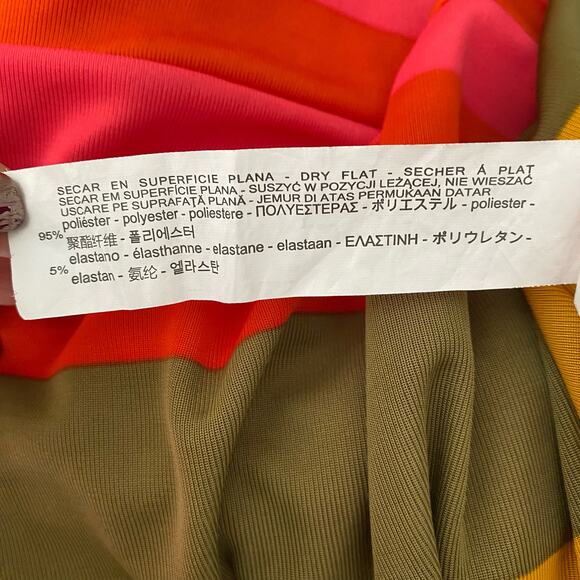 Zara sz M  Short sleeve V neck midi stripe‎ shift dress - Picture 7 of 8